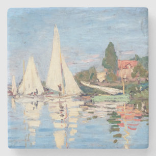 Dessous-de-verre En Pierre Claude Monet - Regattas à Argenteuil