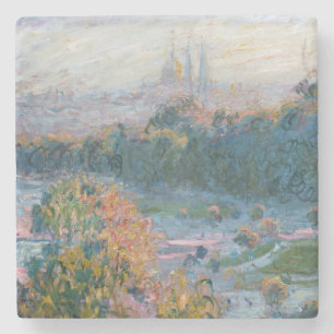 Dessous-de-verre En Pierre Claude Monet - Vue des Tuileries, étude