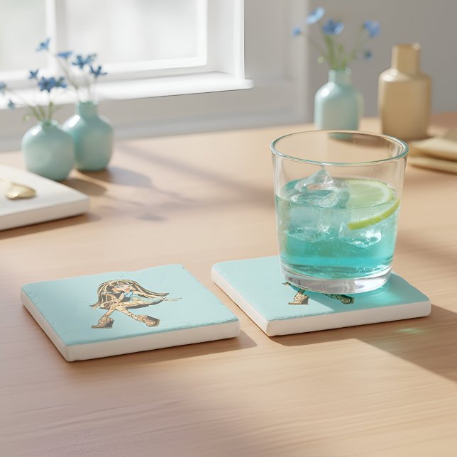 Dessous-de-verre En Pierre Cleo Stone Coaster (Créateur téléchargé)