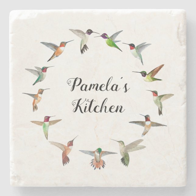 Dessous-de-verre En Pierre Colibri nord-américain (Devant)