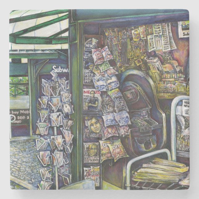 Dessous-de-verre En Pierre Comment Est-Ce Qu'Une Image, Sans imagination ? (Devant)