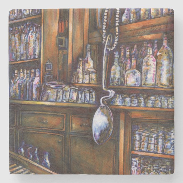 Dessous-de-verre En Pierre Compris implicitement (Devant)