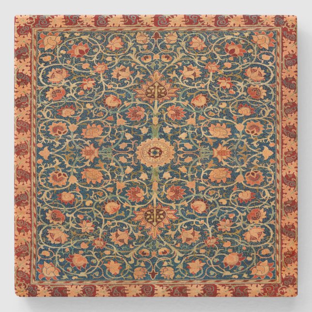Dessous-de-verre En Pierre Conception de tapis persan (Devant)