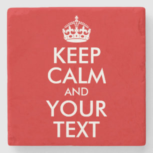 Dessous-de-verre En Pierre Conserver le calme et le texte