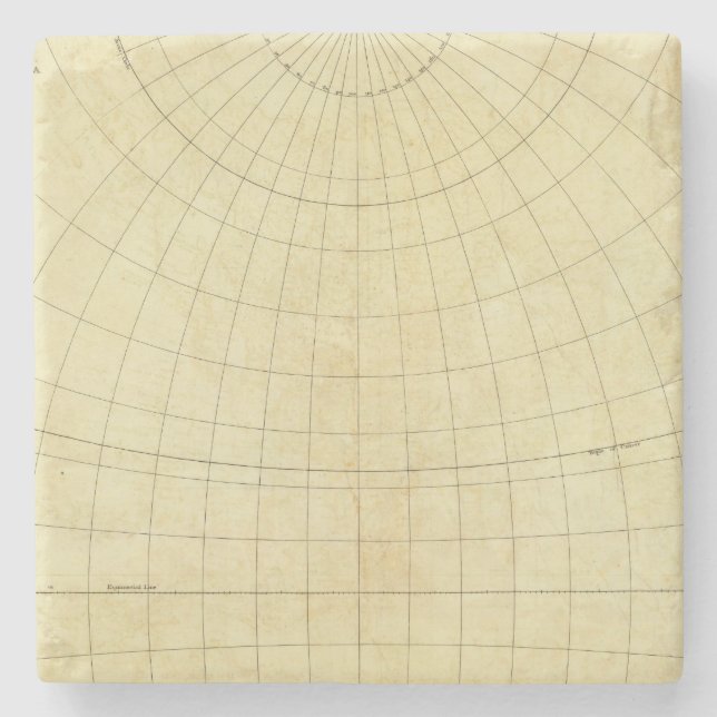 Dessous-de-verre En Pierre Contour de l'Asie (Devant)