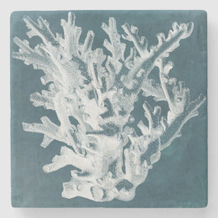 Dessous-de-verre En Pierre Corail azuré I