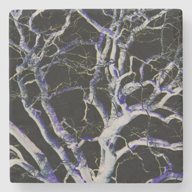 Dessous-de-verre En Pierre Côté foncé 5 (Devant)