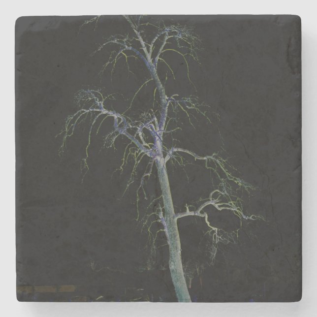 Dessous-de-verre En Pierre Côté foncé 8 (Devant)