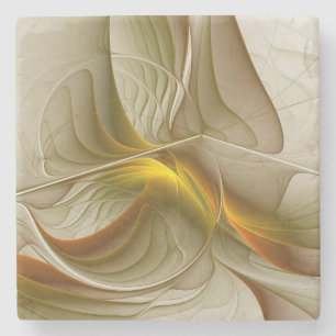 Dessous-de-verre En Pierre Couleurs des métaux précieux, art fractal Abstrait