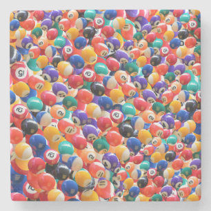 Dessous-de-verre En Pierre Couleurs Traditionnelles De Huit, Dessous de verre