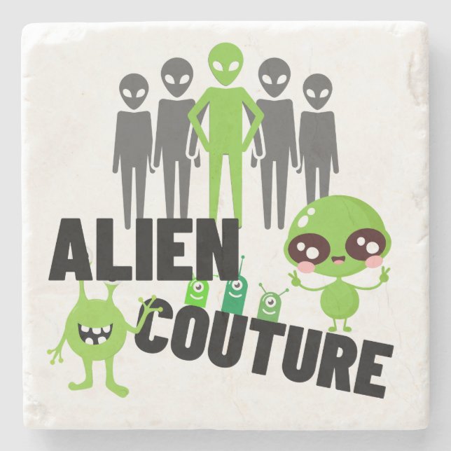 Dessous-de-verre En Pierre couture Alien.w (Devant)