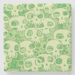 Dessous-de-verre En Pierre Crânes frais