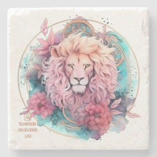 Dessous-de-verre En Pierre Créez Votre Propre Beau Lion Zodiaque