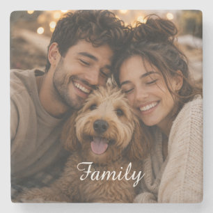 Dessous-de-verre En Pierre Créez votre propre famille personnalisée