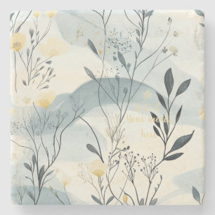 Dessous-de-verre En Pierre Créez Votre Propre Floral Minimaliste de Summer Hi