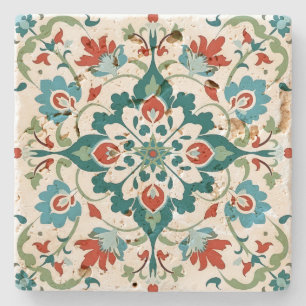 Dessous-de-verre En Pierre Créez Votre Propre Mandala de Fleur de Yule Vintag