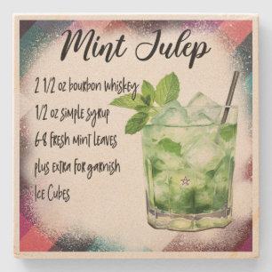 Dessous-de-verre En Pierre Créez Votre Propre Recette de Cocktail Floral Mint