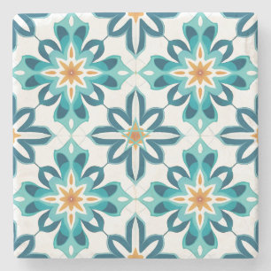 Dessous-de-verre En Pierre Créez Votre Propre Talavera Fausse Sarcelle Mousse