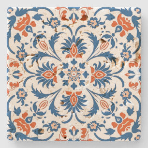 Dessous-de-verre En Pierre Créez Votre Propre Terre Cuite Cobalt Méditerranée