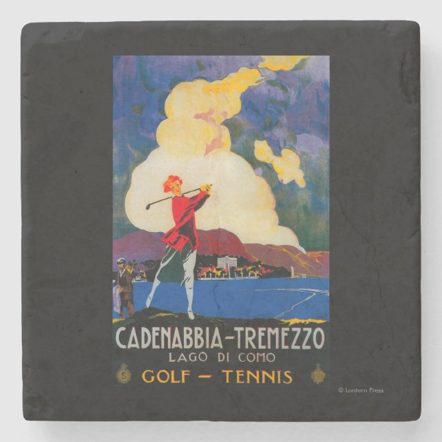 Dessous-de-verre En Pierre Cru PosterEurope de CadenabbiaTremezzo (Devant)