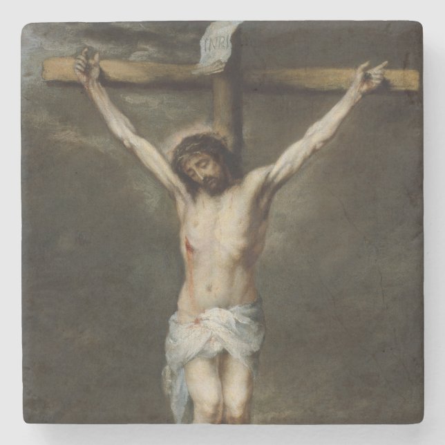 Dessous-de-verre En Pierre Crucifixion de Jésus (Devant)