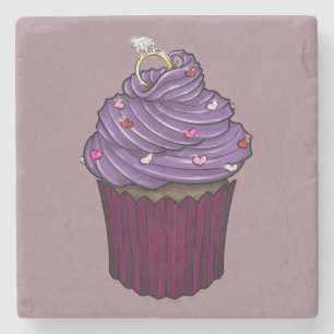 Dessous-de-verre En Pierre Cupcake de proposition douce