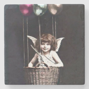 Dessous-de-verre En Pierre Cupid vintage