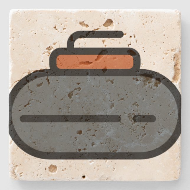 Dessous-de-verre En Pierre curling (Devant)