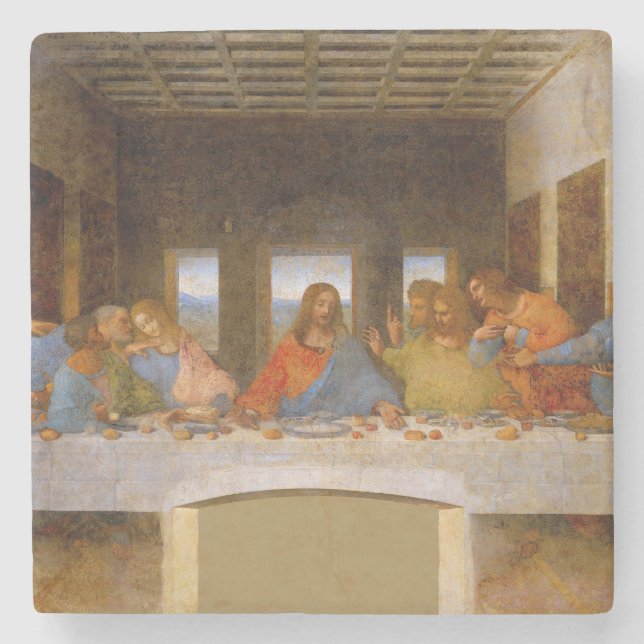 Dessous-de-verre En Pierre Da Vinci Dernier Supper Fine Art Classic (Devant)