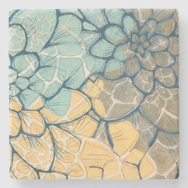 Dessous-de-verre En Pierre Dahlia Ier (Devant)