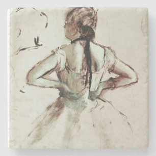 Dessous-de-verre En Pierre Danseur d'Edgar Degas   vu du dos