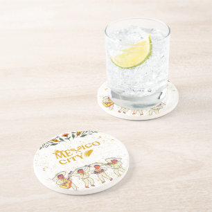 Dessous de verre en pierre de Mexico