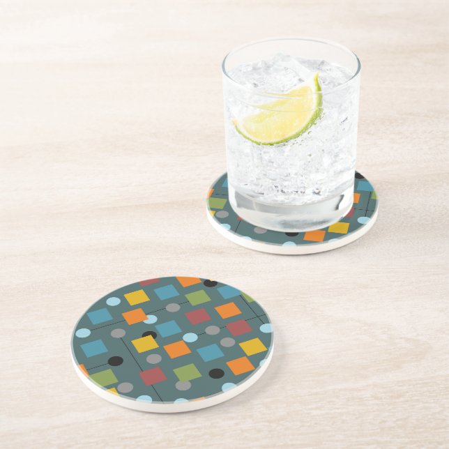Dessous de verre En Pierre De Sable - Moderne Du M (Côté)