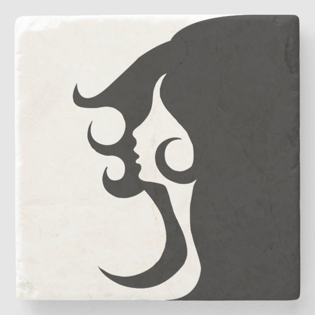 Dessous-de-verre En Pierre Deco mod woman (Devant)