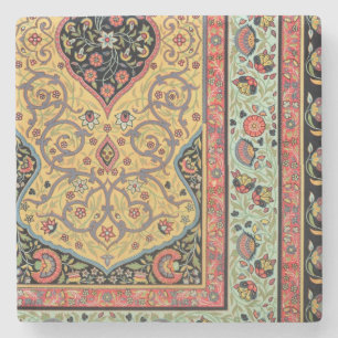 Dessous-de-verre En Pierre Décoration persane, plat XXV 'd'Orn polychrome