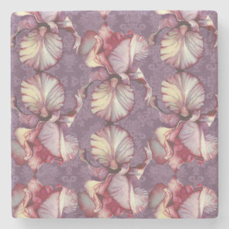 Dessous-de-verre En Pierre Dentelle d'iris, lavande vintage