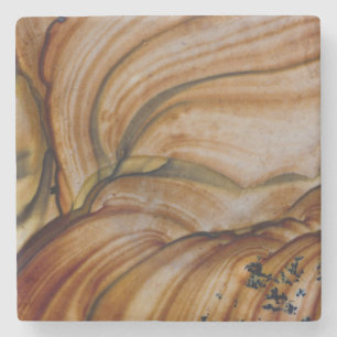 Dessous-de-verre En Pierre Deschutes Jasper de couleur Brown