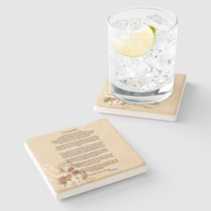 Dessous-de-verre En Pierre Desiderata par Max Ehrmann