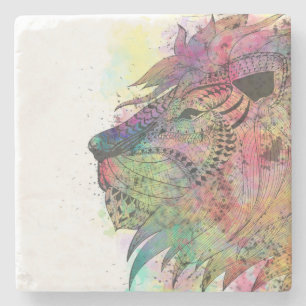 Dessous-de-verre En Pierre Design génial d'aquarelle tribale