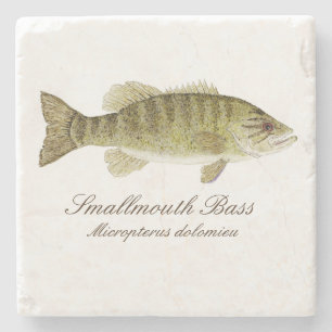 Dessous-de-verre En Pierre Dessous de verre de basse de Smallmouth