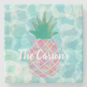 Dessous-de-verre En Pierre Dessous de verre de boisson de la barre d'ananas p