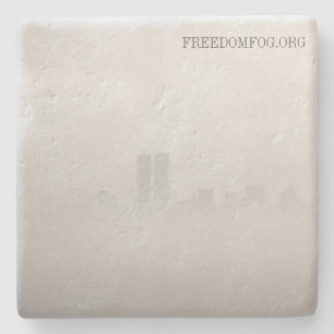 Dessous-de-verre En Pierre Dessous de verre de chaux - brouillard de liberté