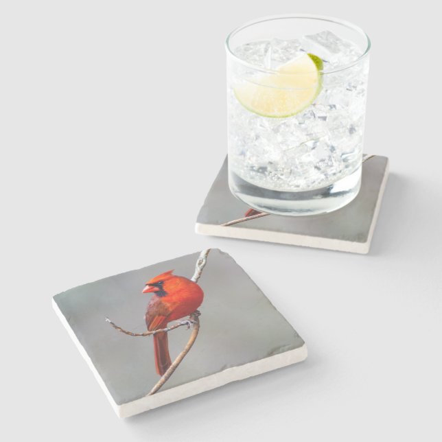 Dessous-de-verre En Pierre Dessous de verre de pierre cardinale (Côté)