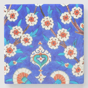 Dessous-de-verre En Pierre dessous de verre de pierre de céramique d'iznik