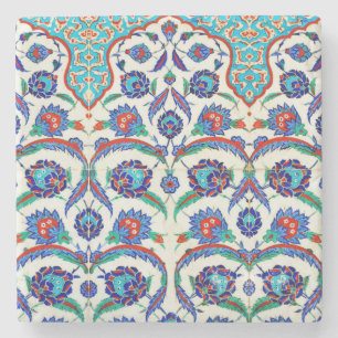 Dessous-de-verre En Pierre dessous de verre de pierre de céramique d'iznik