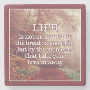 Dessous-de-verre En Pierre Dessous de verre de pierre de citation de la vie