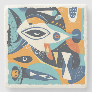 Dessous-de-verre En Pierre Dessous de verre de pierre Mer Thème 2