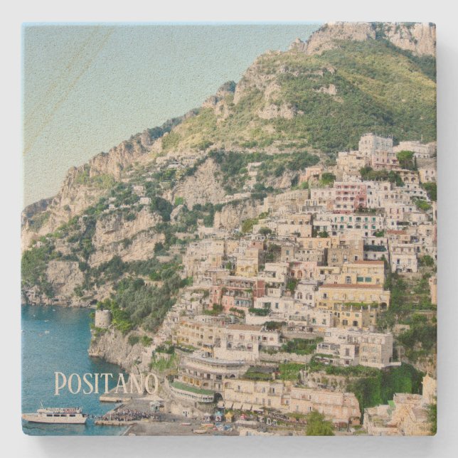 Dessous-de-verre En Pierre Dessous de verre de pierre Positano, Italie (Devant)