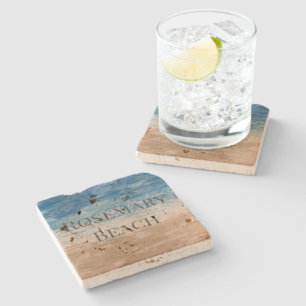 Dessous-de-verre En Pierre Dessous de verre de plage préféré