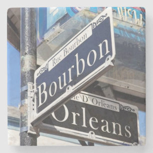 Dessous-de-verre En Pierre Dessous de verre de rue de Bourbon, la
